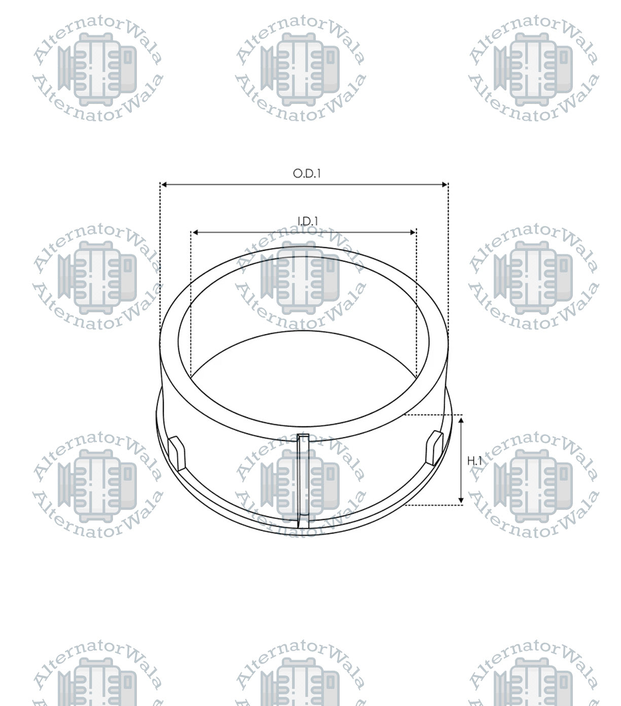 Alternator Bearing Cover Cap ABEC-3001 (VALEO)