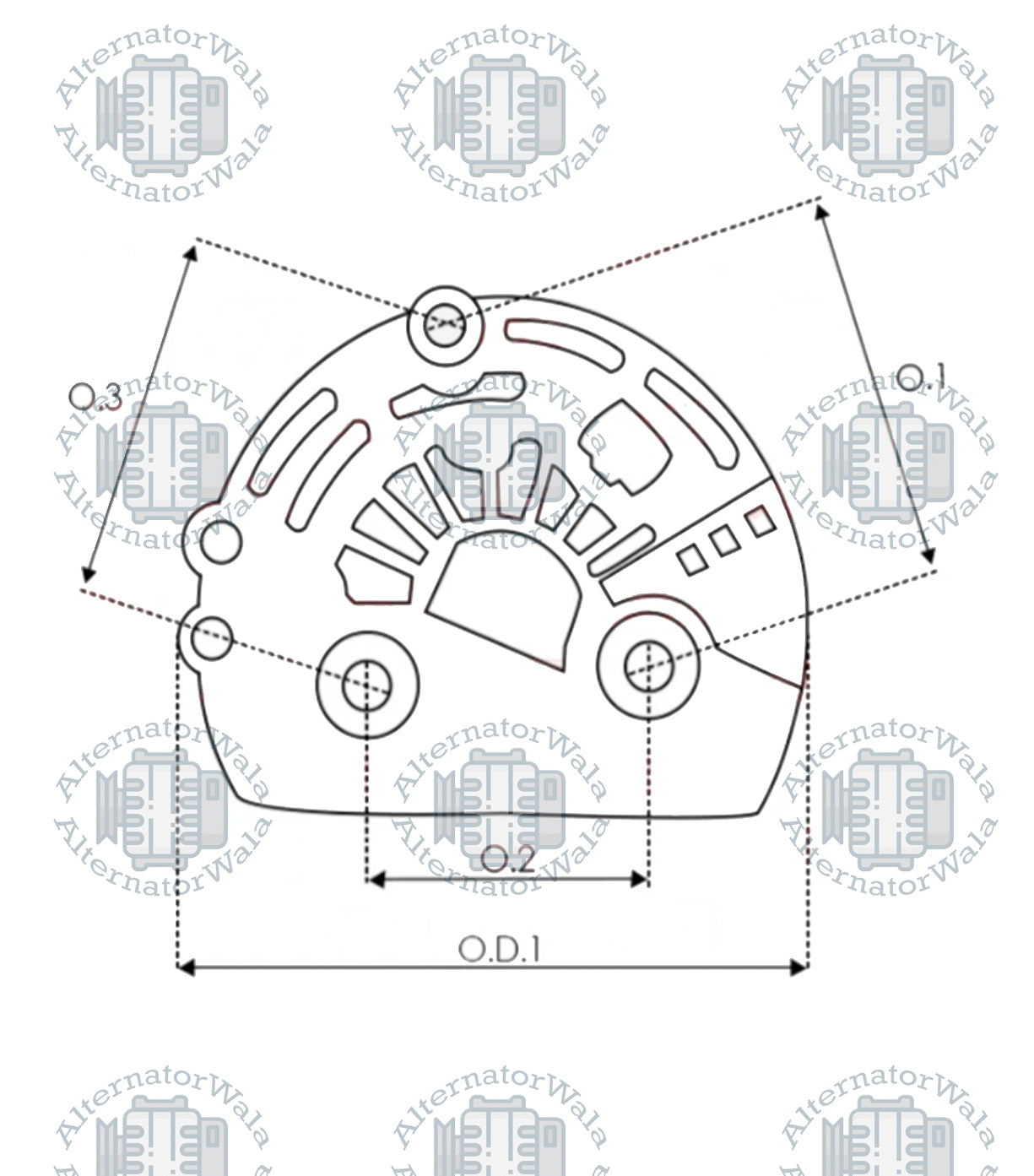 Alternator Dust Cover APC-0040 (AS POLAND)