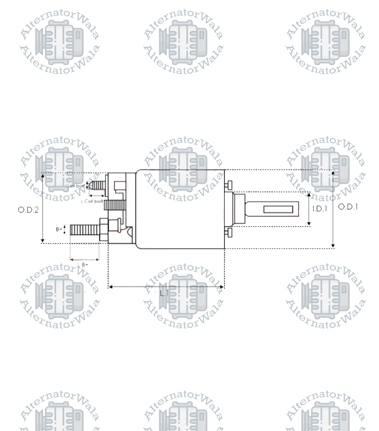 Solenoid Switch 24v SS-BO9006 (AS POLAND)