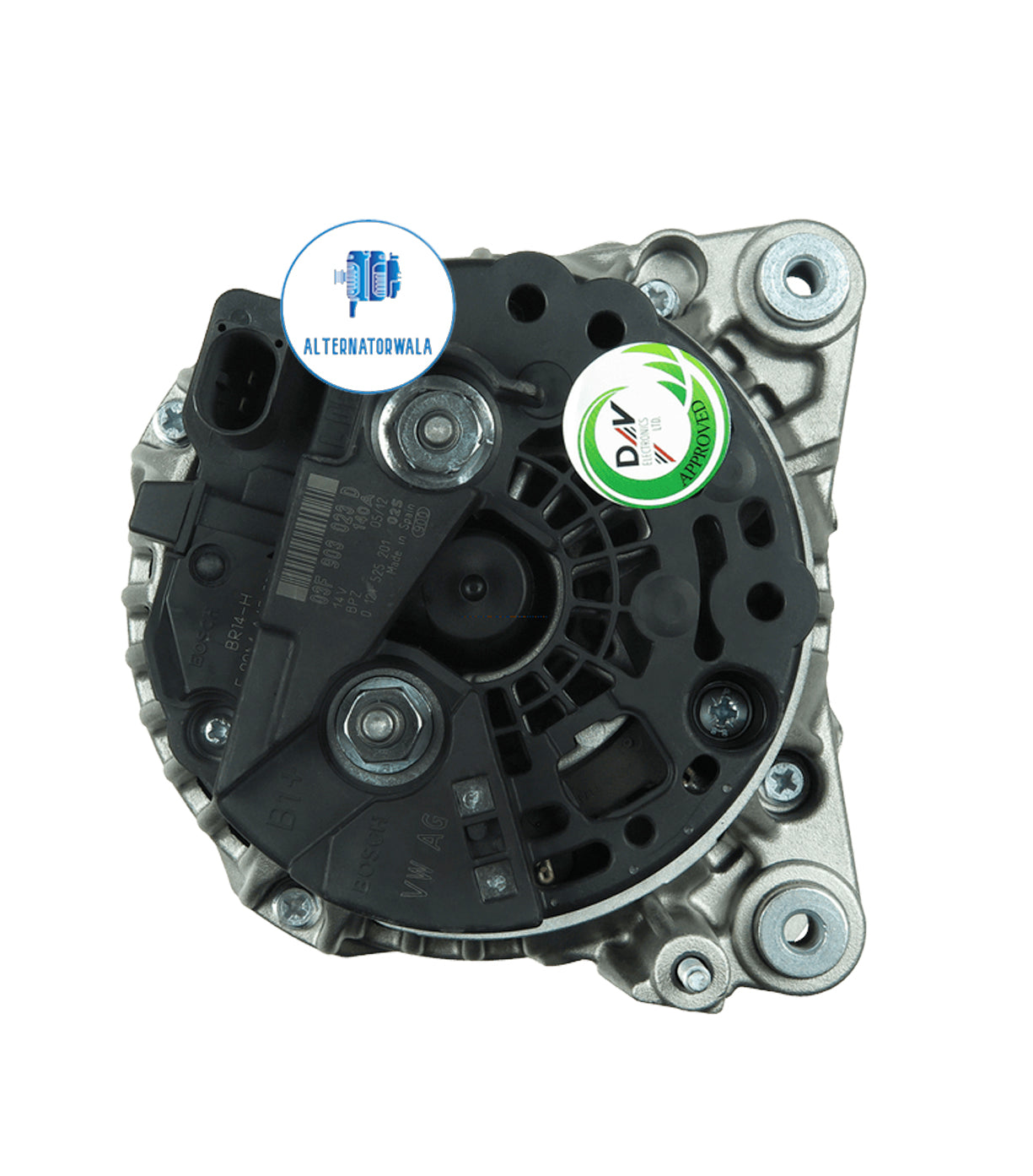 Alternator SKODA/ VW POLO GT 12v ALT-B0365 (+LINE HOLLAND)