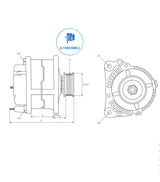 Alternator 12v Hyundai ALT-VA03150 (VALEO)
