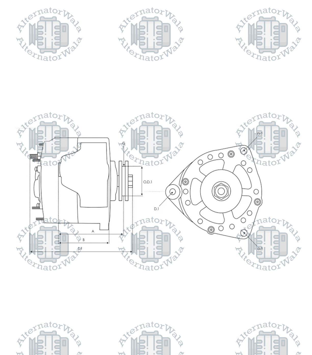 Alternator 24v ALT-B0007 (BOSCH)