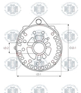 Alternator Bracket ABR-0047 (AS POLAND)