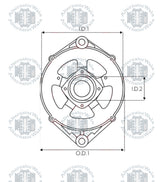 Alternator Bracket ABR-3042S (AS POLAND)