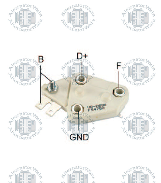 Alternator Regulator 24v REG-D687 (MOBILETRON)