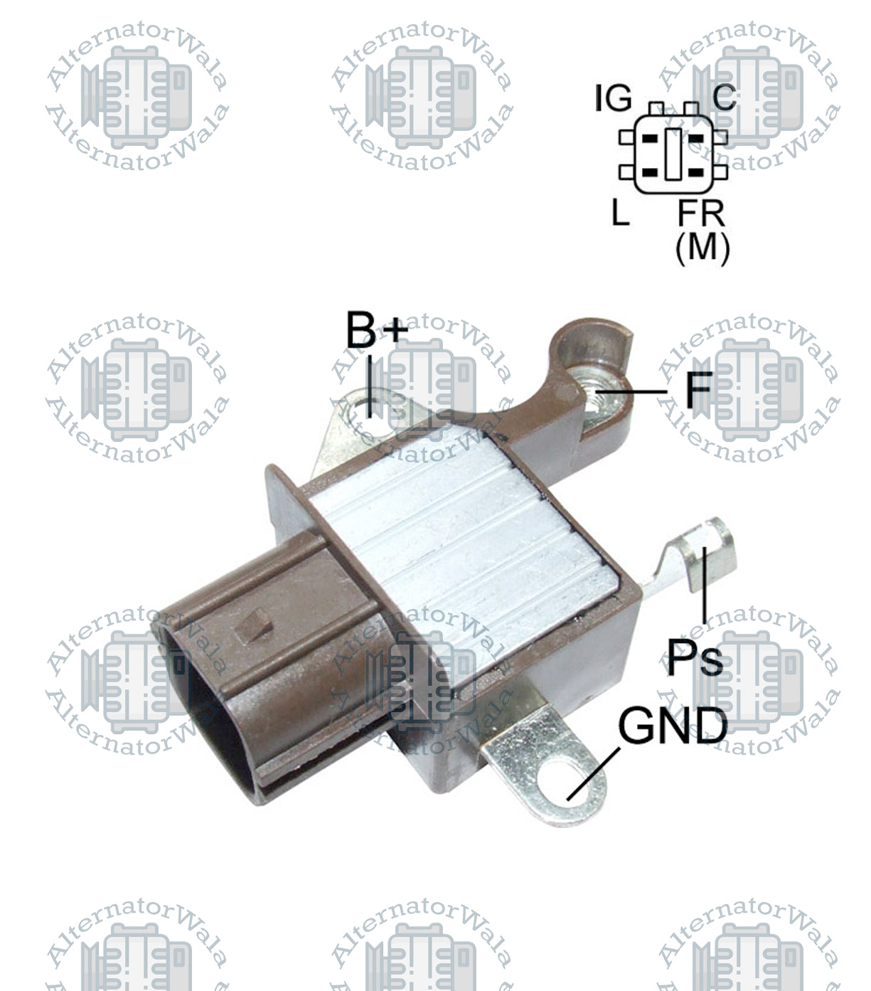 Alternator Regulator 12v REG-DN090 (MOBILETRON)