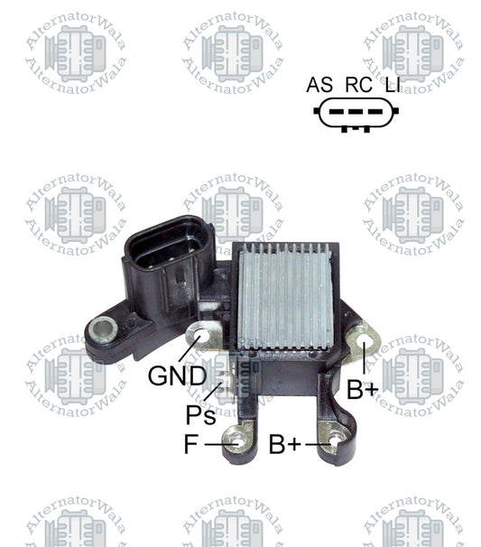 Alternator Regulator 12v REG-DN142 (MOBILETRON)